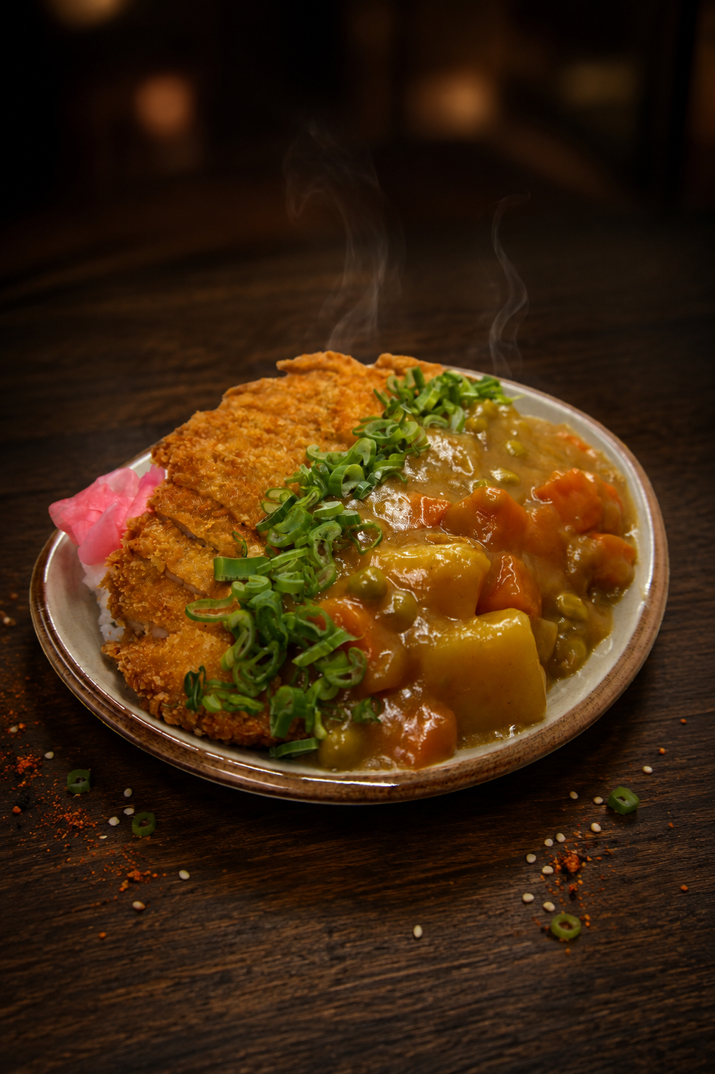 Katsukare: milanesa de cerdo con curry japonés ligeramente picante